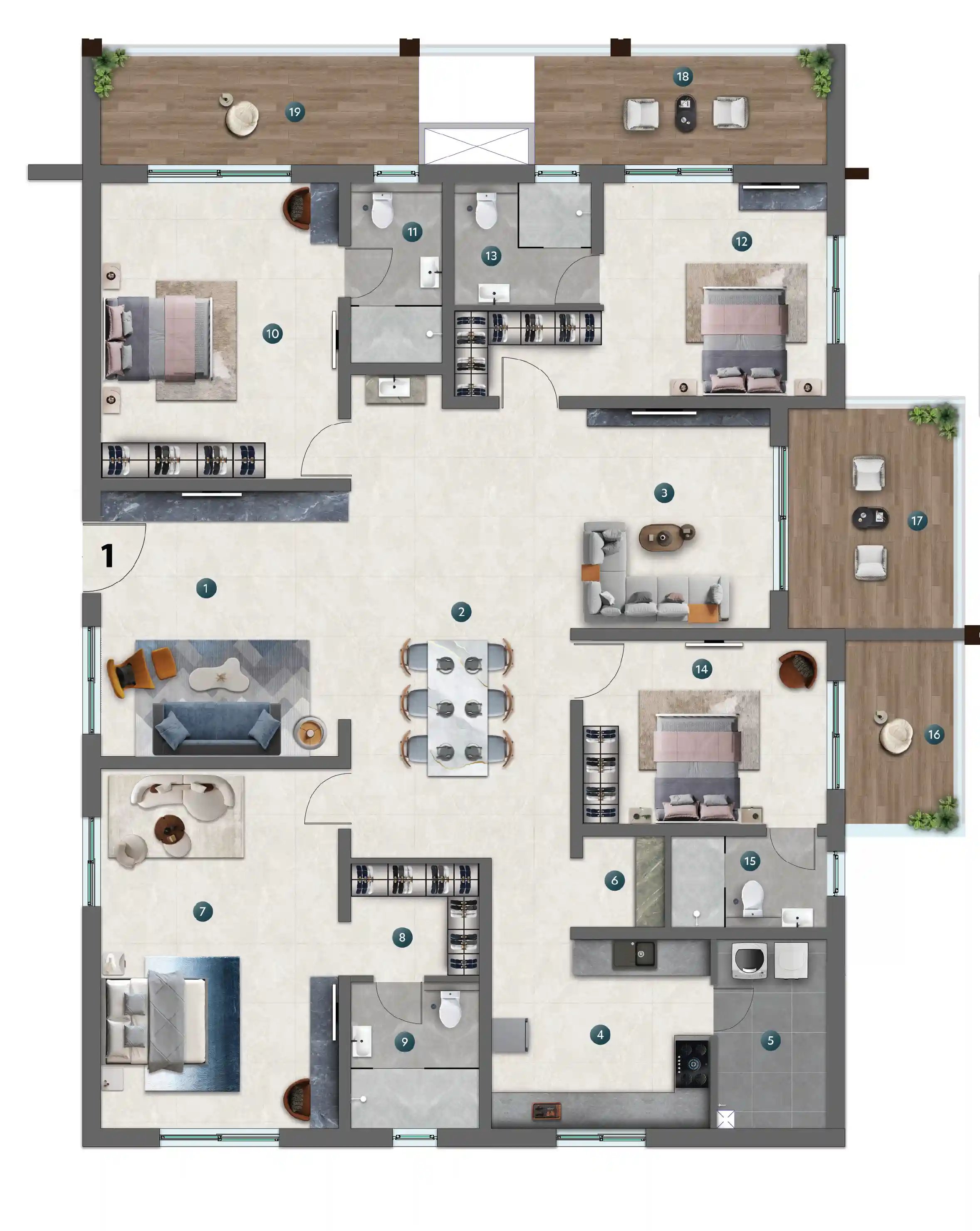 Unit-1_Tower-B_NEO Floorplan Viewer