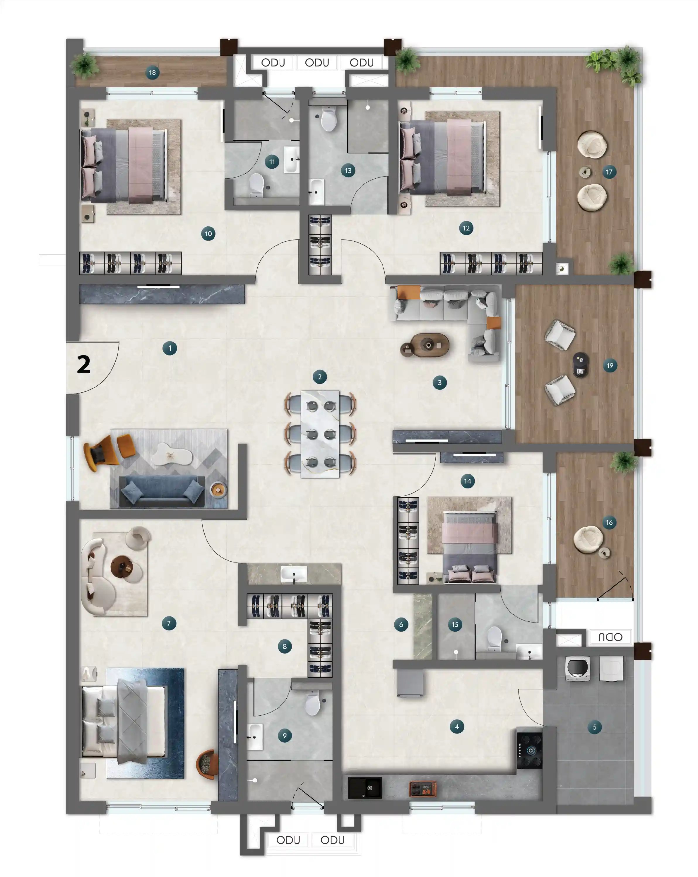 Unit 2 Floor Plan