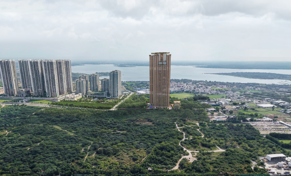 Osman Sagar Lake view from Neo Towers
